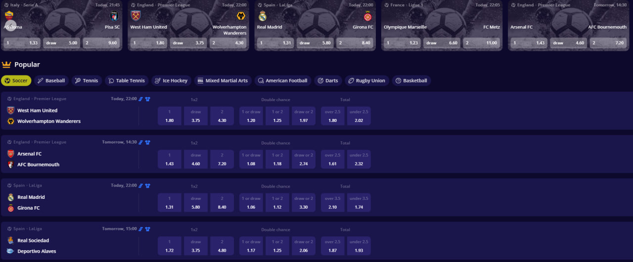 rcasino sport